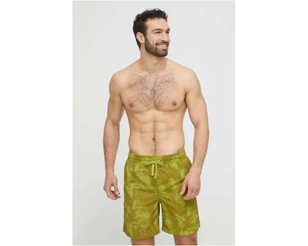 Lyle & Scott pantaloni scurti de baie culoarea verde