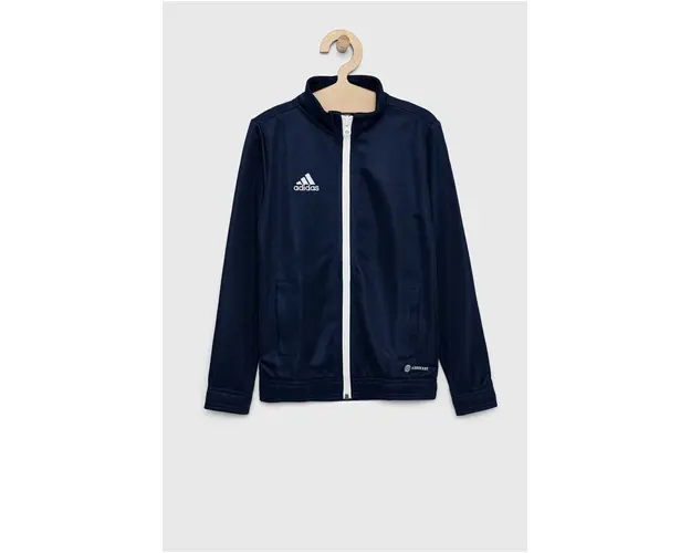 Adidas Performance bluza copii ENT22 TK JKTY culoarea albastru marin, neted