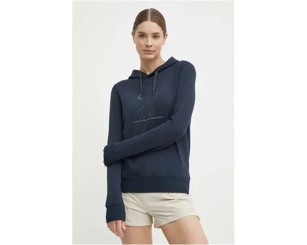 Viking hanorac Panaka culoarea negru, cu gluga, cu imprimeu