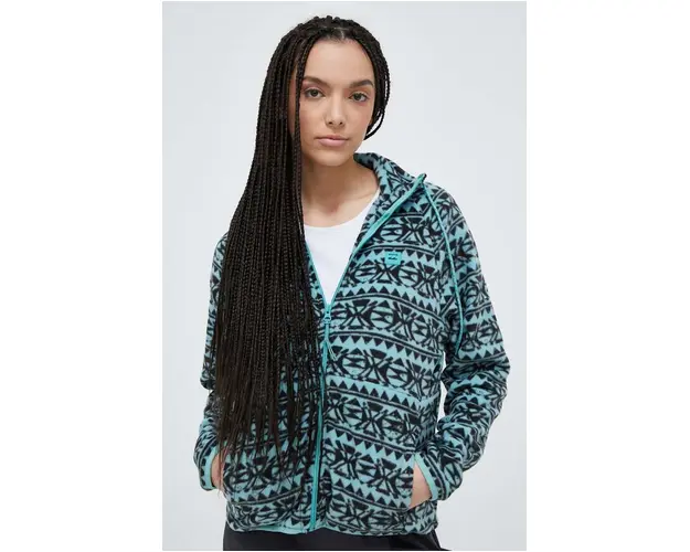 Billabong hanorac Boundary culoarea turcoaz, modelator