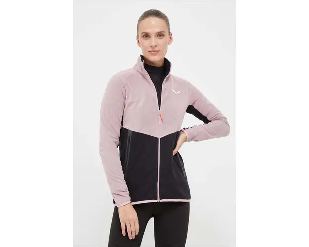 Salewa hanorac Paganella culoarea roz, neted