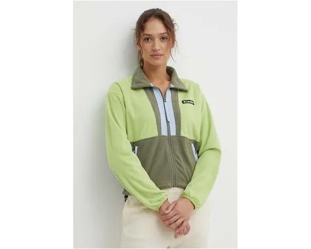 Columbia bluza Back Bowl femei, culoarea verde, cu model 2001293