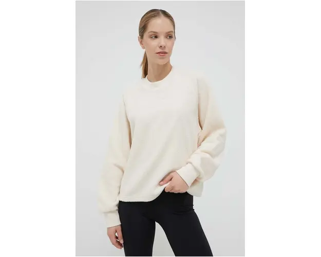 P.E Nation bluza femei, culoarea bej, neted