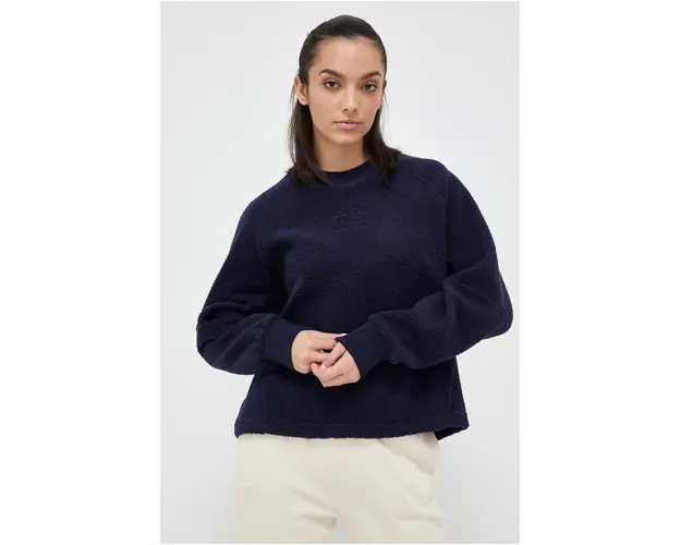 P.E Nation bluza femei, culoarea albastru marin, neted