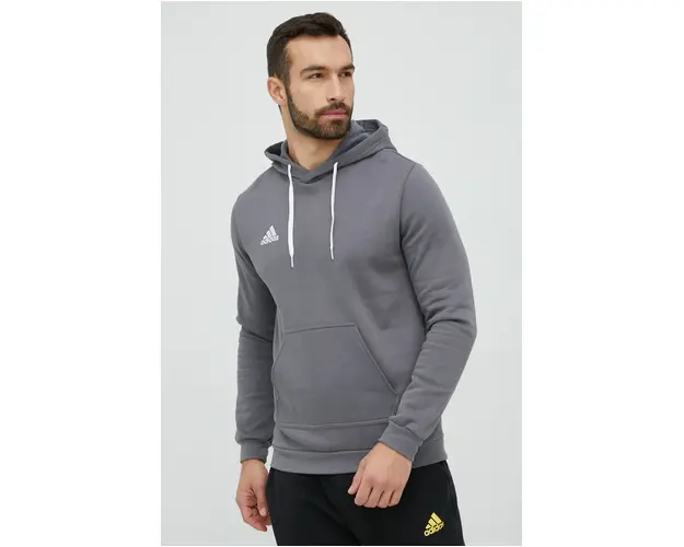 adidas Performance bluza barbati, culoarea gri, cu gluga, uni HB0578