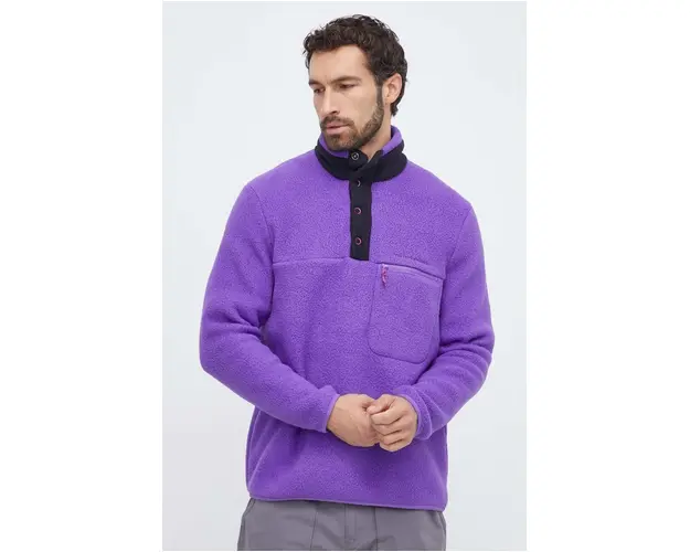 Peak Performance hanorac culoarea violet, neted