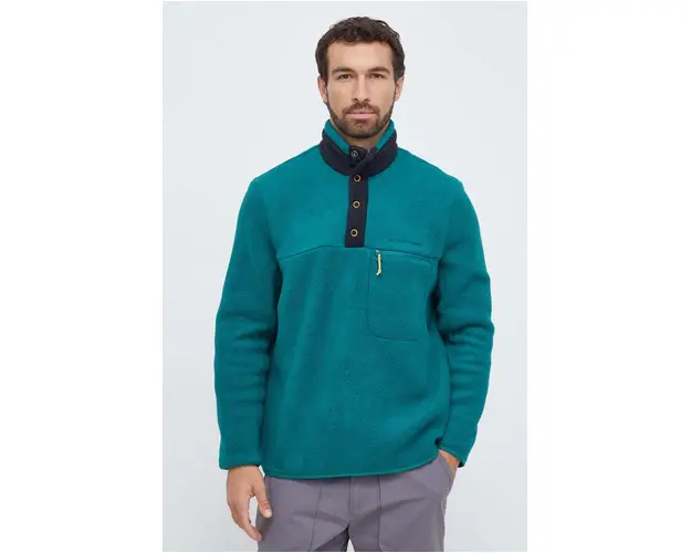 Peak Performance hanorac culoarea verde, neted