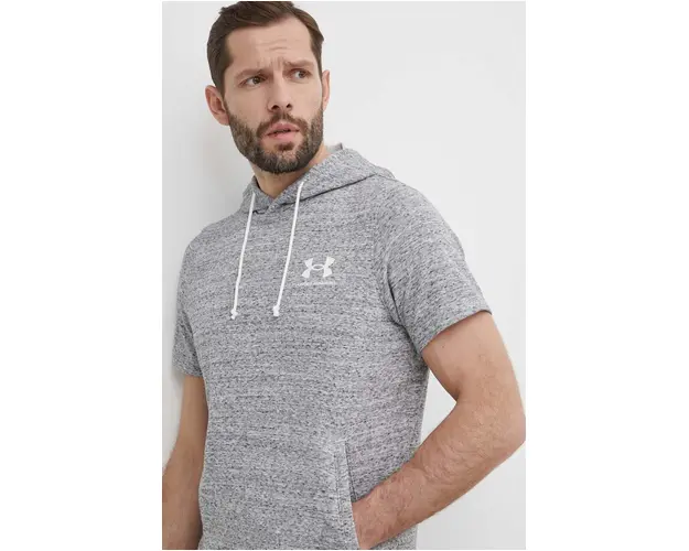 Under Armour hanorac de antrenament Rival culoarea negru, neted, 1370396