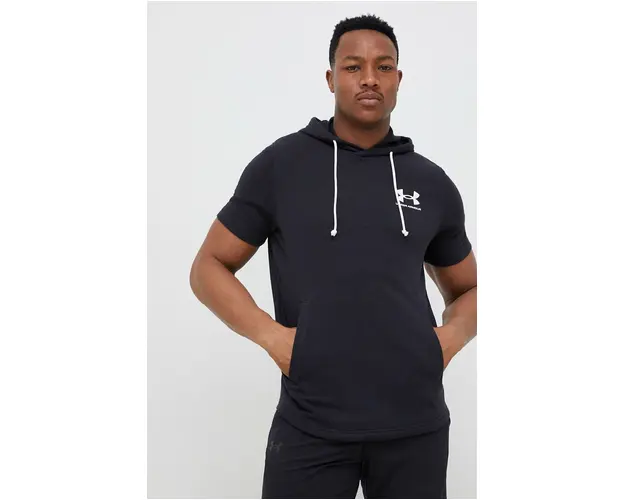 Under Armour hanorac de antrenament Rival culoarea negru, neted, 1370396