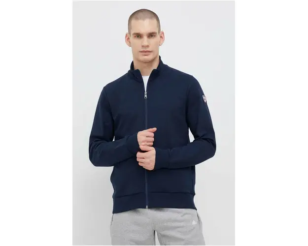 Rossignol hanorac de bumbac barbati, culoarea albastru marin, neted