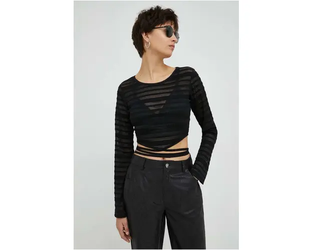 Résumé longsleeve femei, culoarea negru