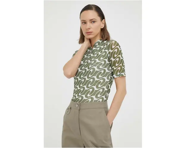 Résumé tricou femei, culoarea verde