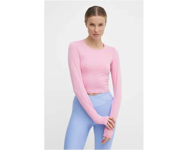 Casall longsleeve de yoga culoarea violet