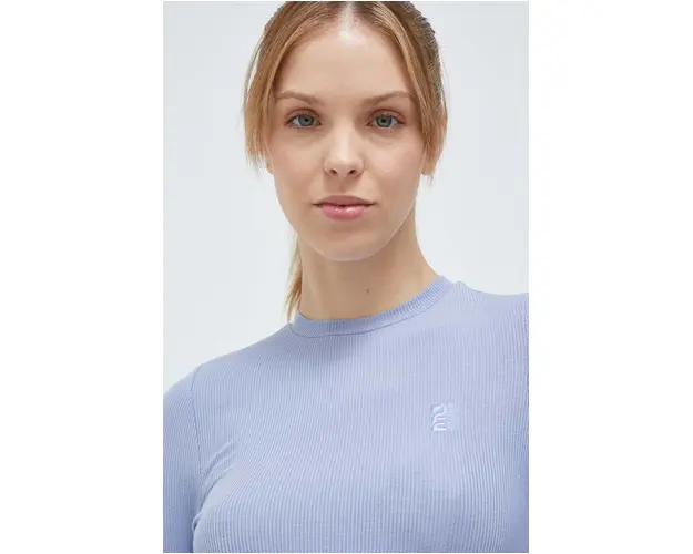 P.E Nation longsleeve Free Play femei, culoarea violet