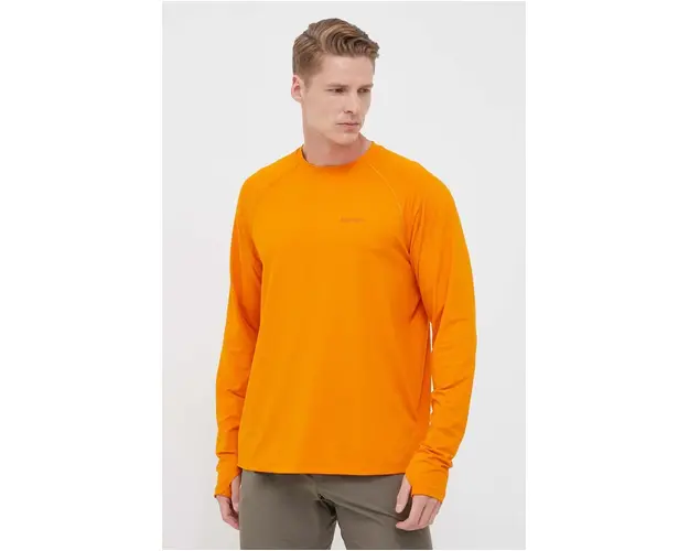 Marmot longsleeve sport Windridge culoarea portocaliu, neted
