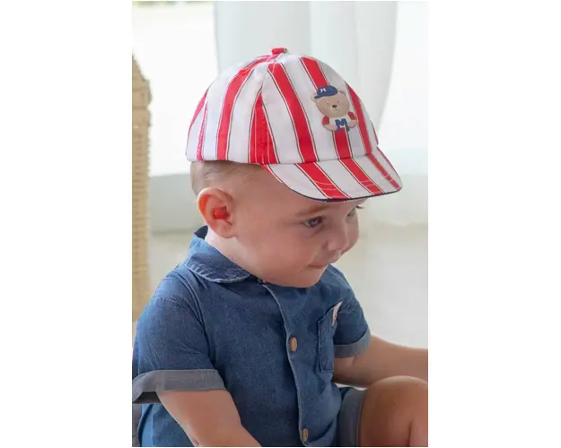 Mayoral Newborn caciula bebe culoarea rosu, modelator