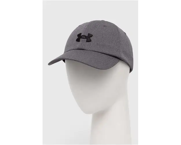Under Armour sapca culoarea gri, cu imprimeu, 1376705