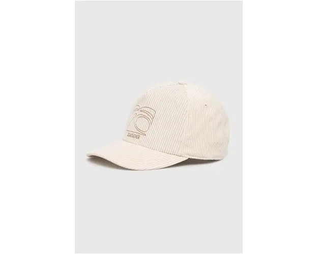 Quiksilver sapca culoarea bej, cu imprimeu