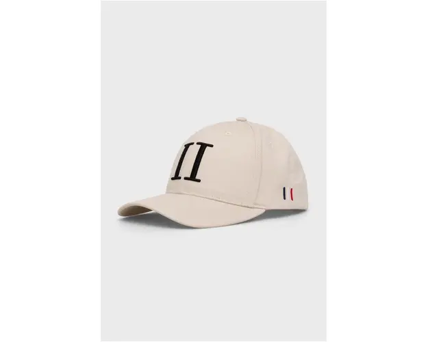 Les Deux sapca de baseball din bumbac culoarea alb, cu imprimeu