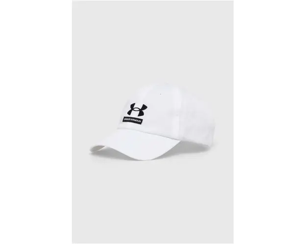 Under Armour sapca Branded culoarea alb, cu imprimeu
