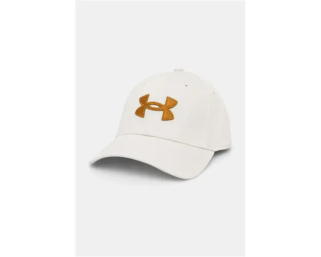 Under Armour sapca culoarea bej, cu imprimeu