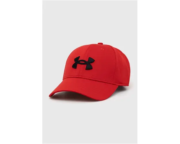 Under Armour sapca Blitzing culoarea rosu, cu imprimeu
