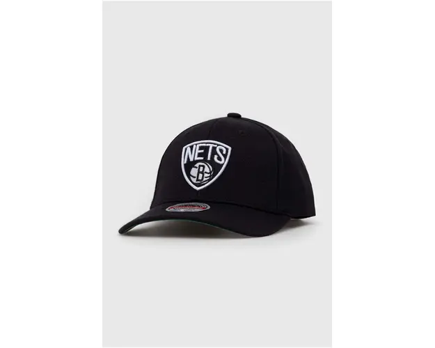Mitchell&Ness sapca din amestec de lana Brooklyn Nets culoarea negru, cu imprimeu