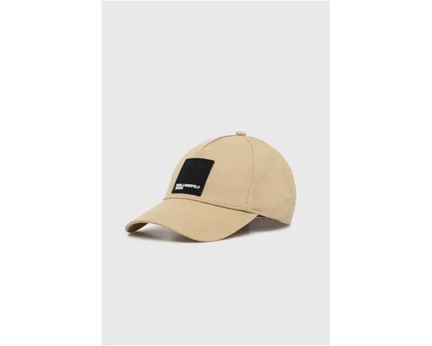 Karl Lagerfeld Jeans sapca de baseball din bumbac culoarea negru, cu imprimeu