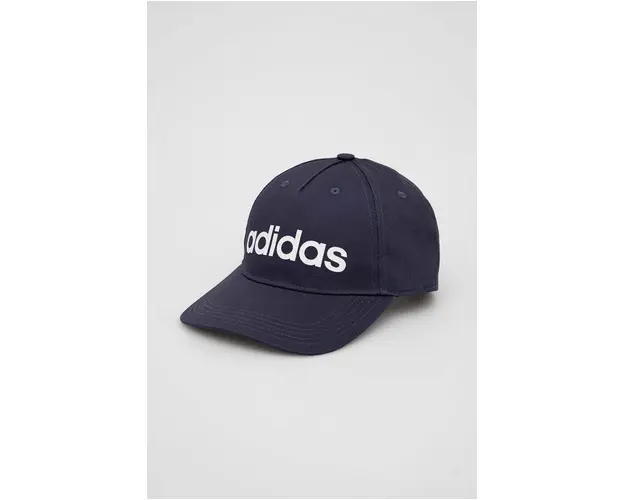 adidas sapca culoarea albastru marin, modelator