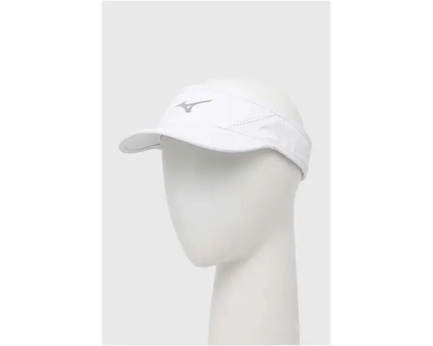 Mizuno sapca cozoroc culoarea alb, cu imprimeu