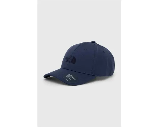 The North Face sapca culoarea bleumarin, cu imprimeu