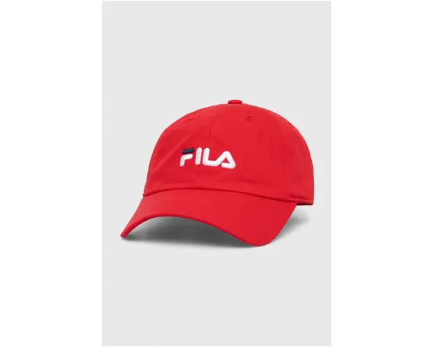 Fila sapca de baseball din bumbac culoarea rosu, cu imprimeu