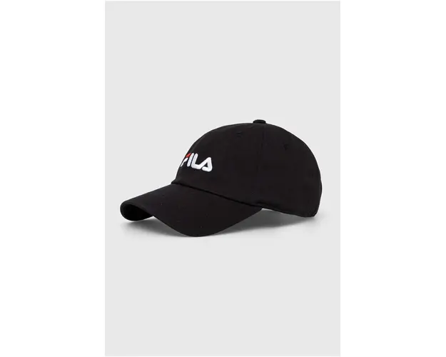 Fila sapca de baseball din bumbac culoarea negru, cu imprimeu