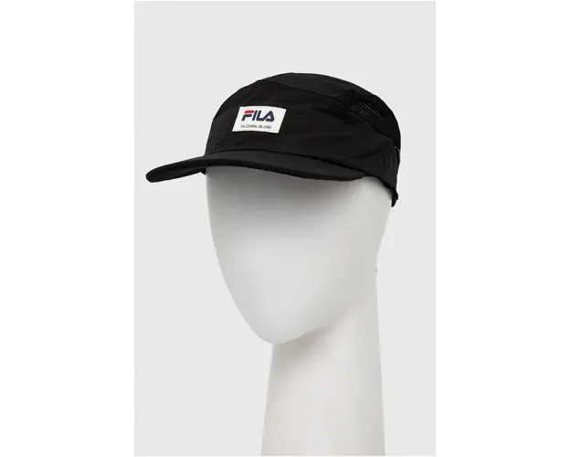 Fila sapca Tangier culoarea negru, cu imprimeu