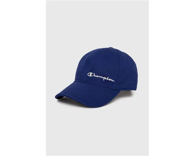 Champion sapca de baseball din bumbac culoarea albastru marin, cu imprimeu