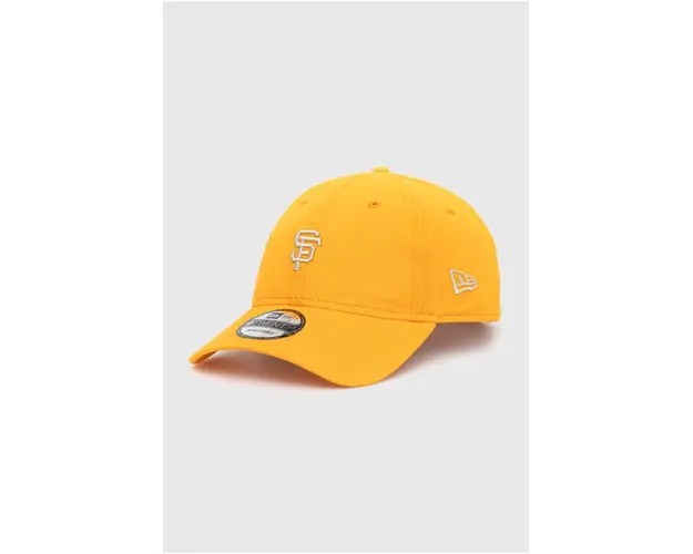 New Era sapca de baseball din bumbac culoarea portocaliu, cu imprimeu, SAN FRANCISCO GIANTS