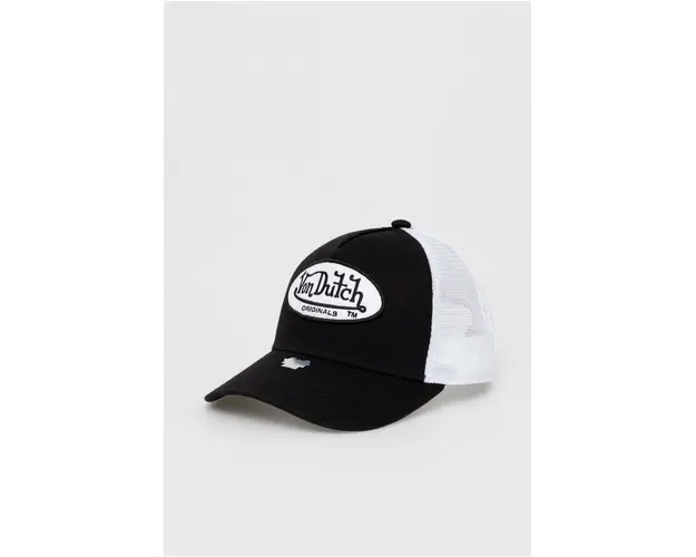 Von Dutch sapca culoarea negru, cu imprimeu