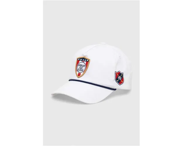 American Needle sapca de baseball din bumbac American Golf Classic culoarea alb, cu imprimeu