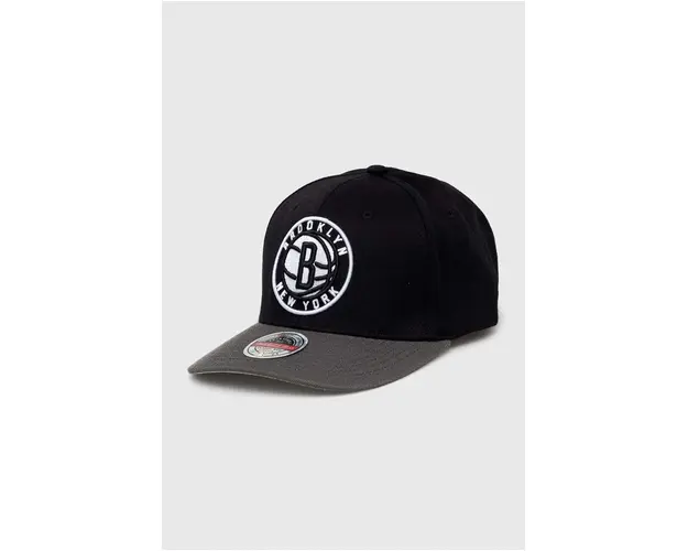 Mitchell&Ness sapca din amestec de lana Brooklyn Nets culoarea negru, cu imprimeu