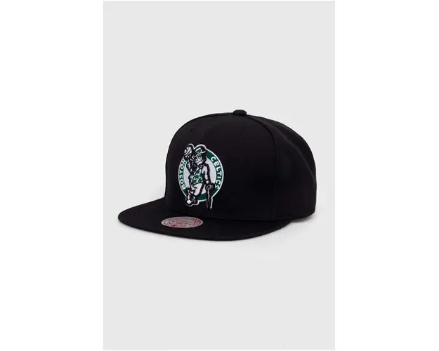 Mitchell&Ness sapca din amestec de lana Boson Celtics culoarea negru, cu imprimeu