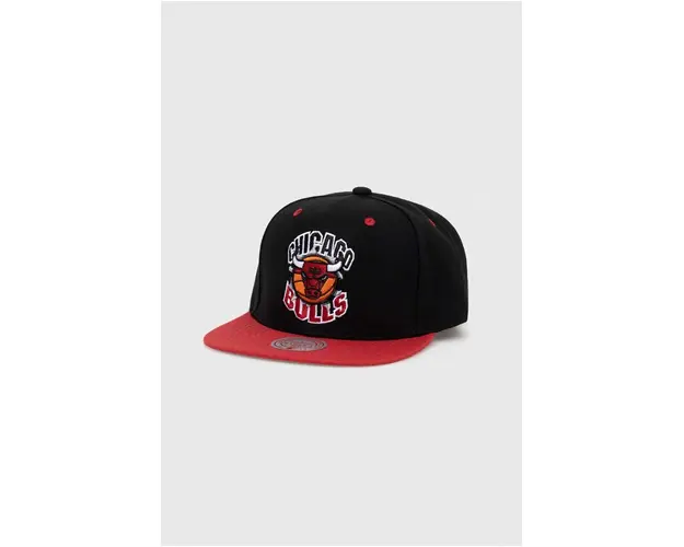 Mitchell&Ness sapca Chicago Bulls culoarea negru, cu imprimeu