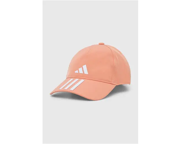adidas Performance sapca culoarea portocaliu, cu imprimeu