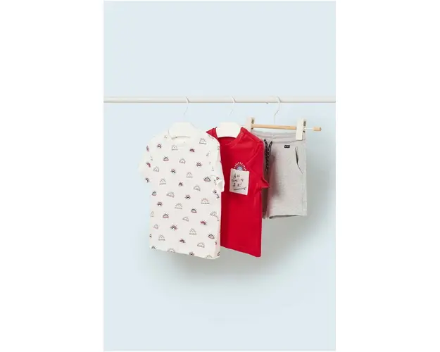 Mayoral compleu bebe culoarea rosu