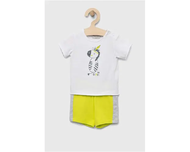 Birba&Trybeyond set de bumbac pentru bebelusi culoarea galben