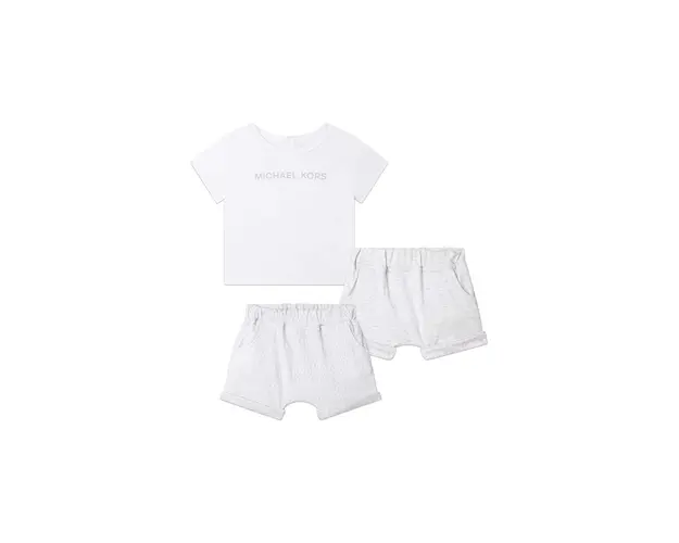 Michael Kors set de bumbac pentru bebelusi culoarea gri