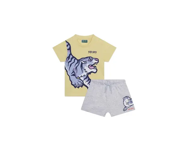 Kenzo Kids compleu copii culoarea gri