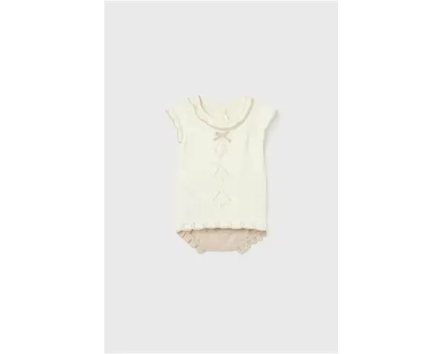 Mayoral Newborn compleu bebe culoarea bej