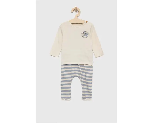 United Colors of Benetton compleu bebe culoarea bej