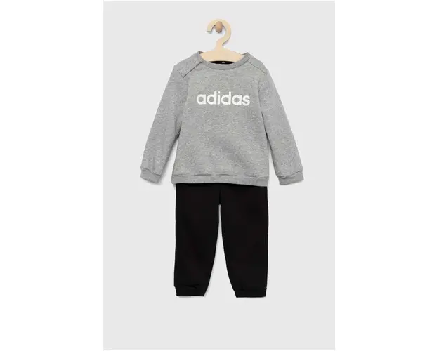 Adidas trening copii I LIN FL culoarea gri
