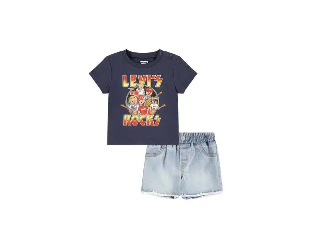 Levi's compleu bebe culoarea negru